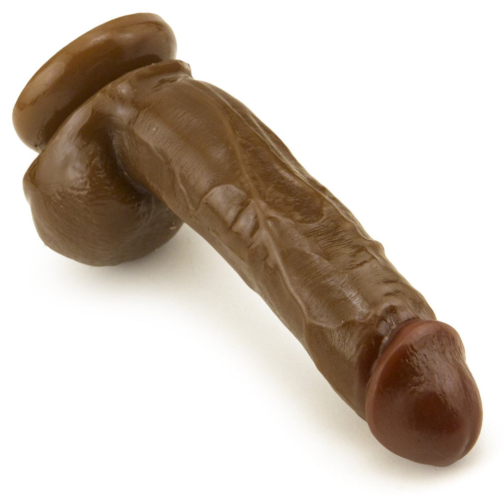 Large dark vibrating dildo